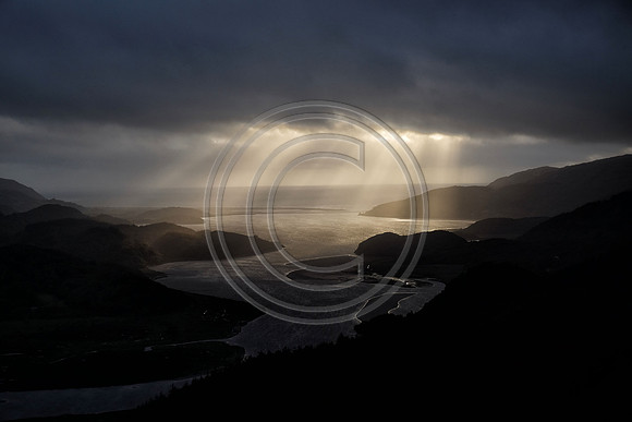 Light over the Mouthach Estuary