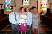 Christening of Evie Ray Phasey 2014