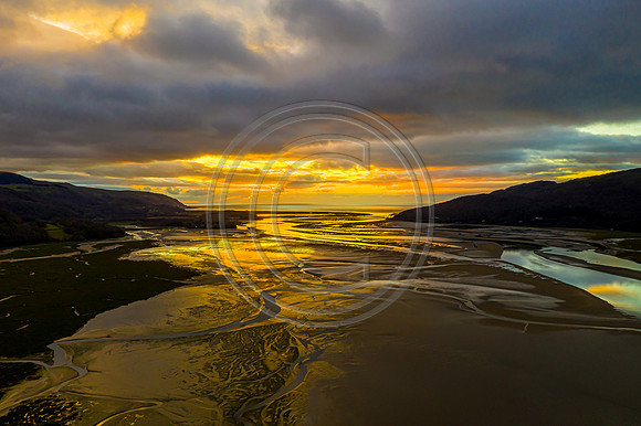 Sunset on the Mawddach Estuary