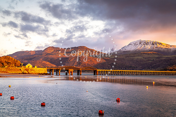 Sunset on Barmouth Bridge