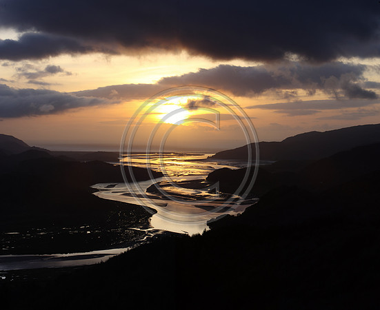 Machlud Haul Aber Mawddach / Sunset Mawddach Estuary